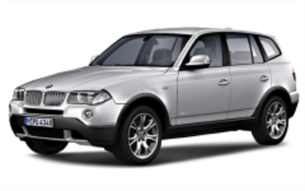 Багажники на BMW X3 E83 На рейлинги 2003-2010