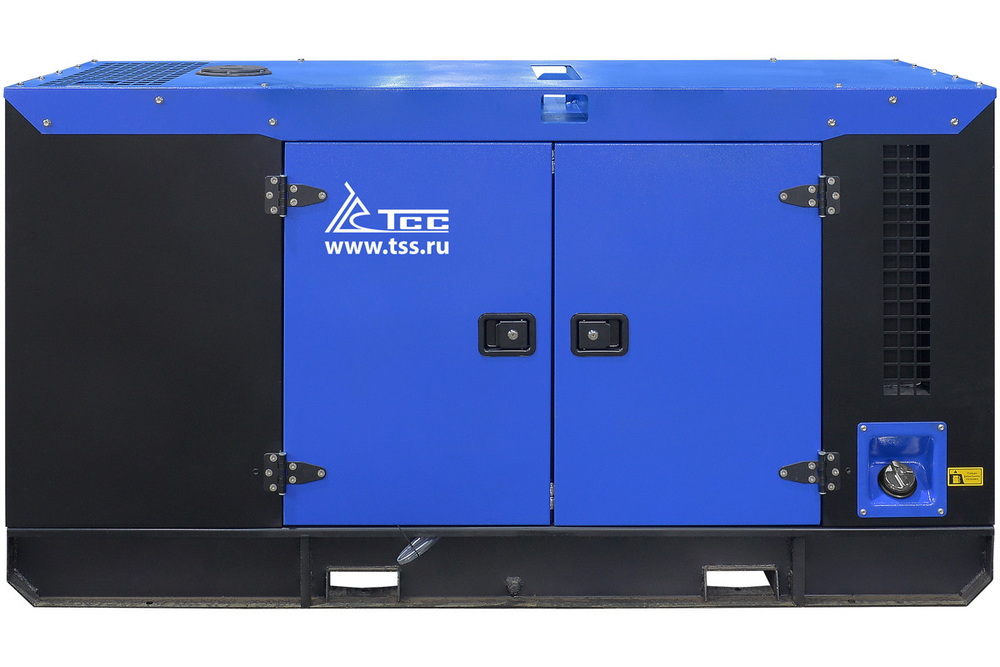 Дизельный генератор ТСС ЭД-24-Т400 с АВР в шумозащитном кожухе на прицепе