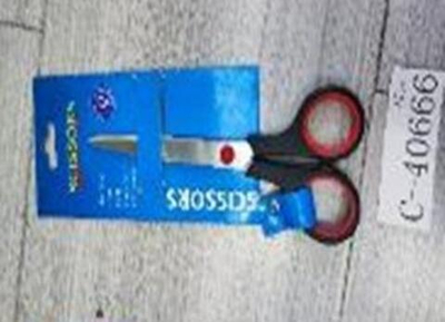 Ножницы офисные 16 см на картоне с европодвесом, С-40666