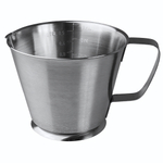 Кувшин мерный «Проотель»;сталь нерж.;0,5л;D=123,H=95мм;серебрист. (Цвет: серебристый)