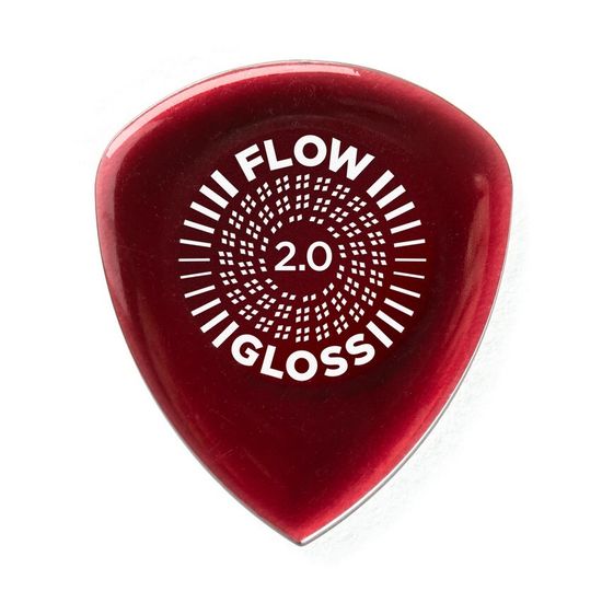 Медиаторы 12шт, 2мм, Dunlop 550R2.0 Flow Gloss