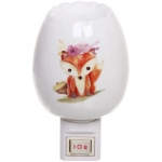 Ночник-светильник «Лиса» 11*6,5см керамический 5W 220V