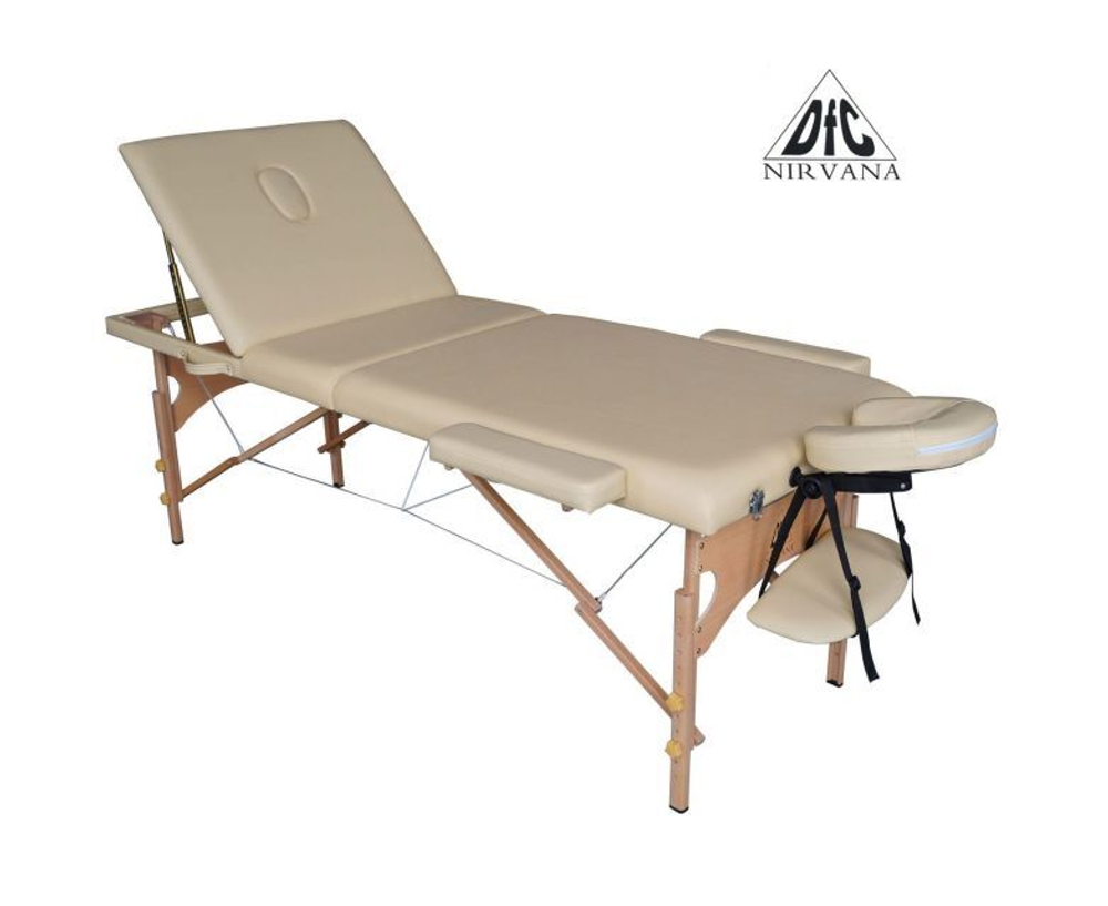 Массажный стол DFC NIRVANA, Relax Pro , дерев. ножки, цвет бежевый (Beige) TS3021_B2