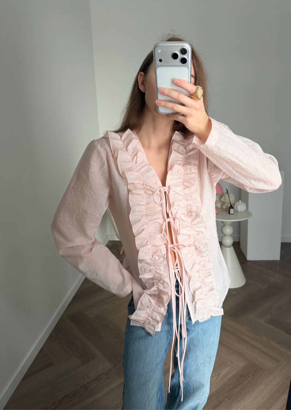 Блуза Pillow нежно-розовый