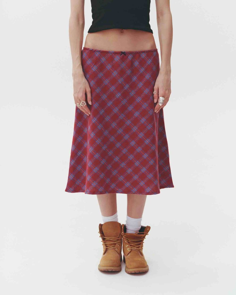 Купить Юбка One Two Midi Wine Юбка One Two Midi Wine