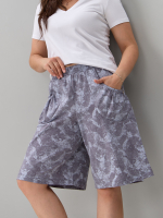 Юбка-шорты Ю-004/серый-варенка