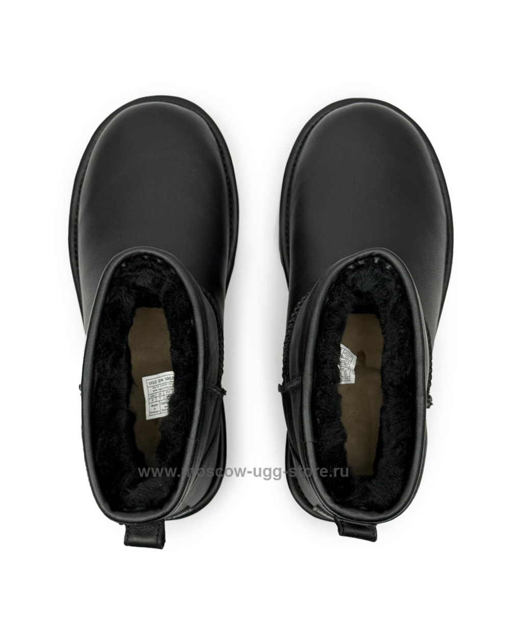 MENS MINI LEATHER Black