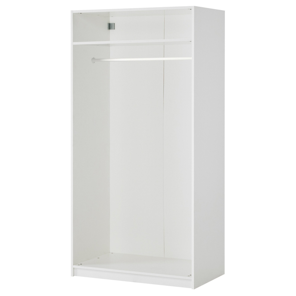 Распашной шкаф FARDAL PAX IKEA 2-дверный (белый)  120*50*220