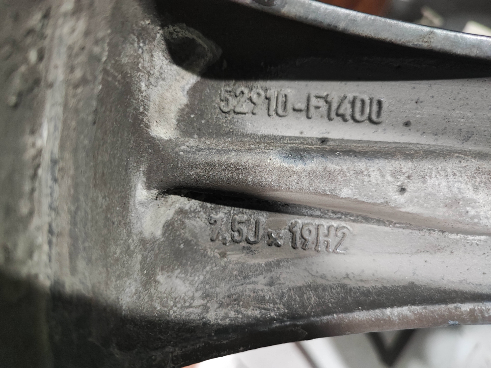 Диск колесный литой R19 Kia Sportage 4 (QL) 16-22 Б/У Оригинал 52910F1400