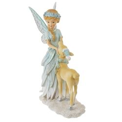 GAEM Фигурка декоративная "Фея с олененком", L13 W6 H17 см