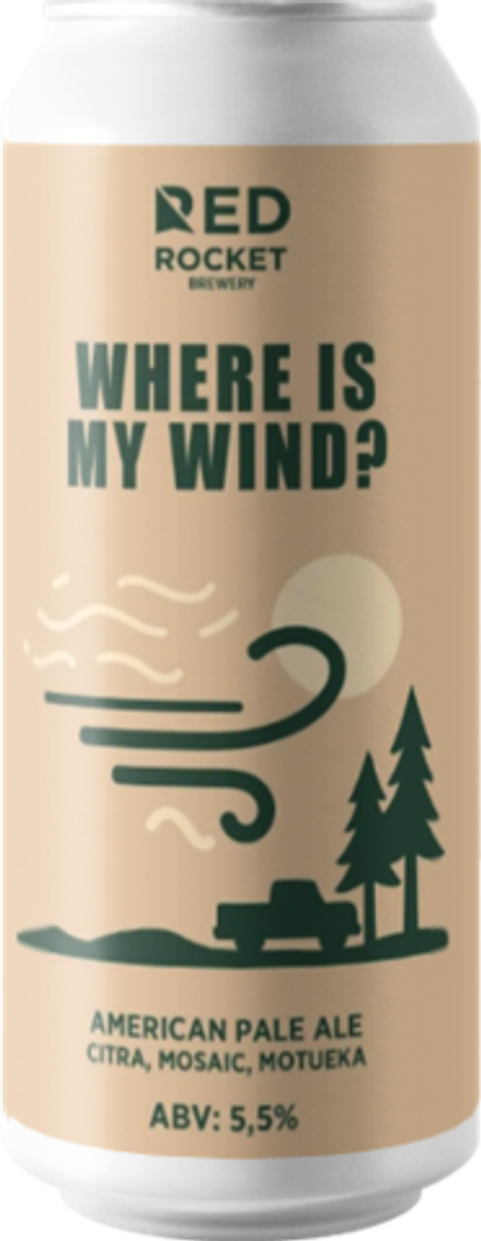 Пиво Рэд Рокет Вер из Май Винд? / Red Rocket Where is My Wind? 0.45 - банка
