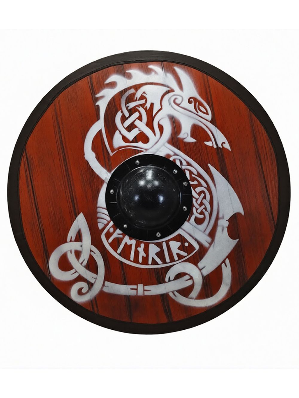 Nautical Щит викингов круглый "Фенрир"