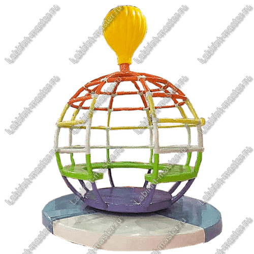 Электрическая карусель детская 4KIDS "Космическая орбита"