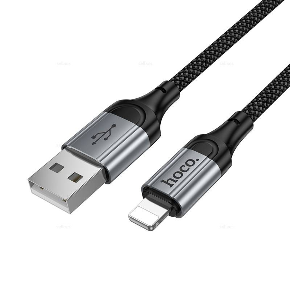 Кабель USB на Lightning Hoco X121 (black) (Краснодар склад)