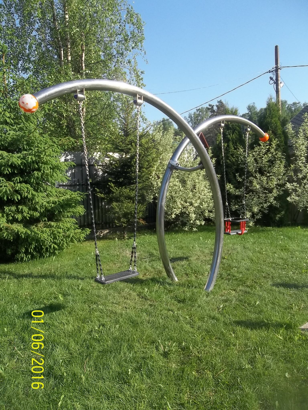 Качели Бабочка из нержавеющей стали