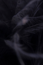 Анальная втулка маленькая с черной опушкой 8,5 см