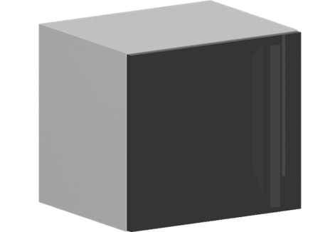 Кухня Модуль ШВГ 400 Ликата / Графит Глянец