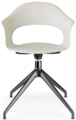 Кресло офисное пластиковое Scab Design Lady B, черный, лен