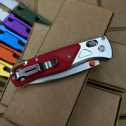 Нож Benchmade 535 Алюминий + G10 кастом - красный G10