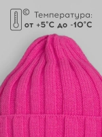 Шапка для девочки осенняя и снуд вязаный