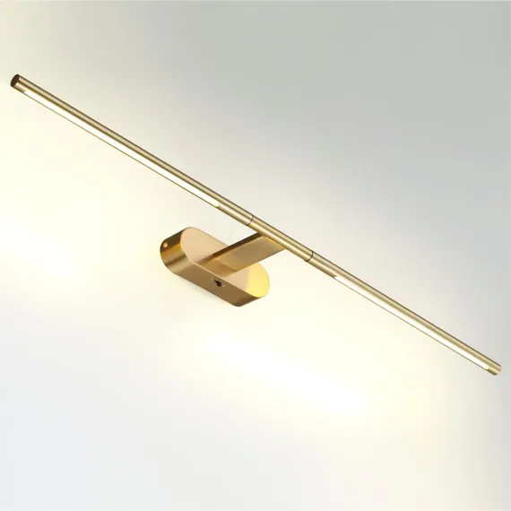 6635/9WL HIGHTECH ODL24 313 металл/античная бронза/акрил Настенный светильник IP20 LED 8W 3000K/3800K/5100K (перекл ч/з тумблер) 220V ALEDO