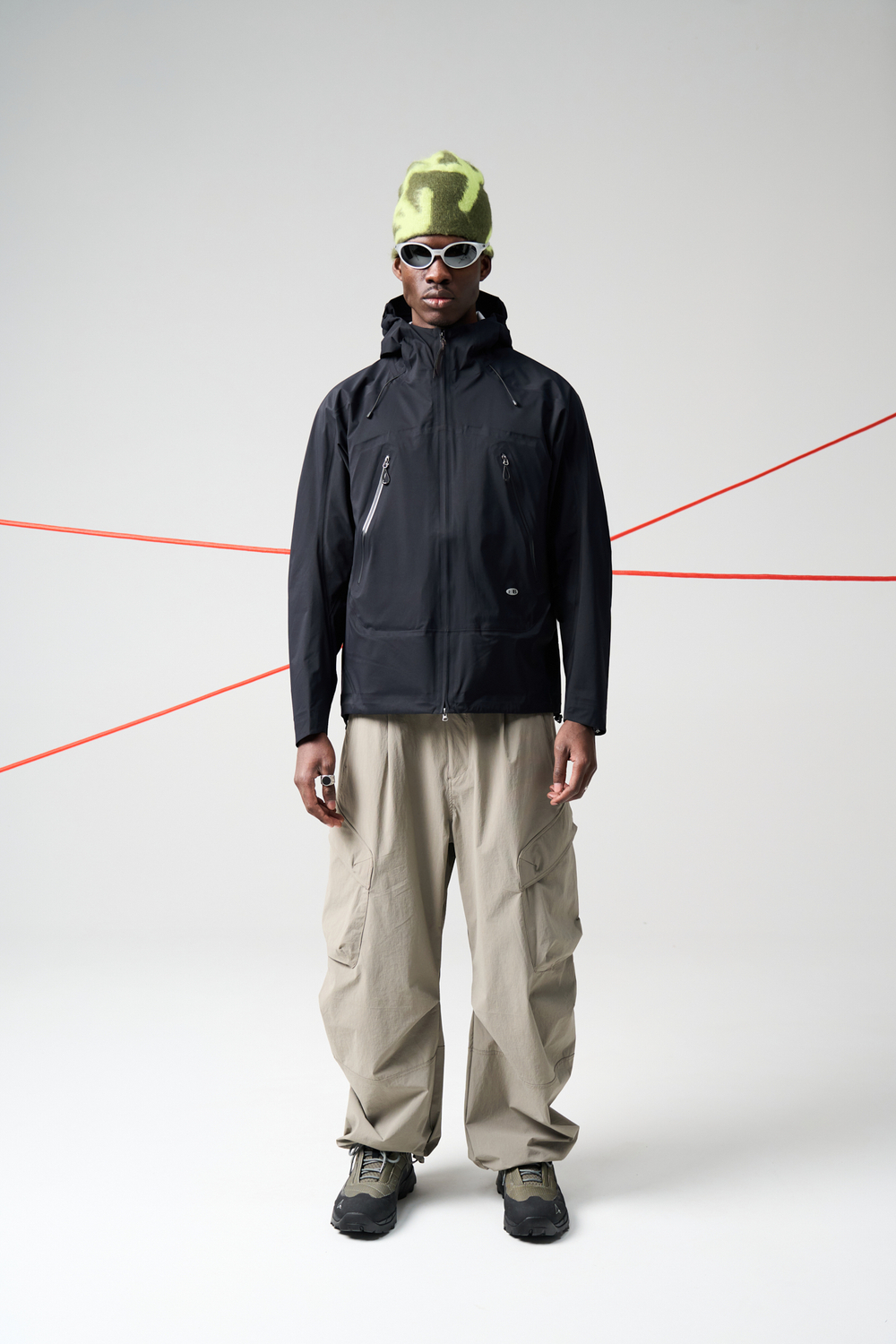 Куртка Nothomme Blue Monte Jingxing Waterproof Windbreaker "Cool Black"