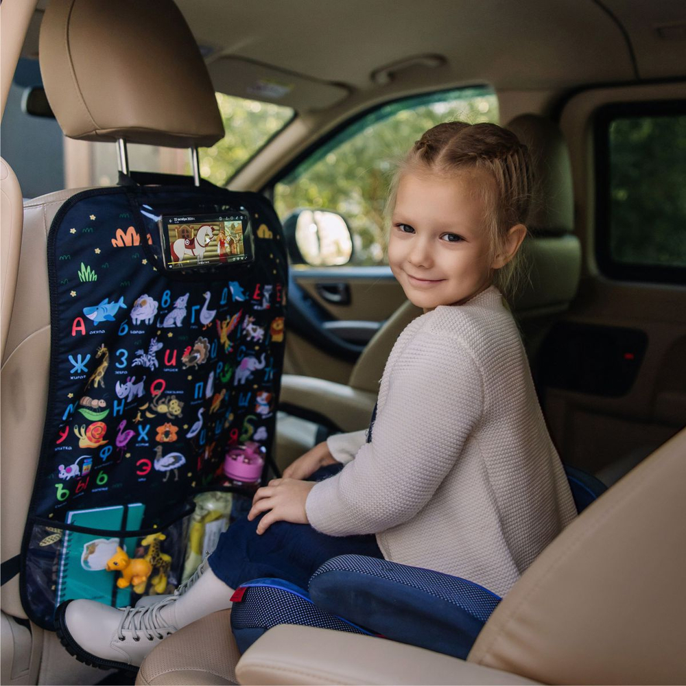 Накидка на сидение автомобиля. Алфавит