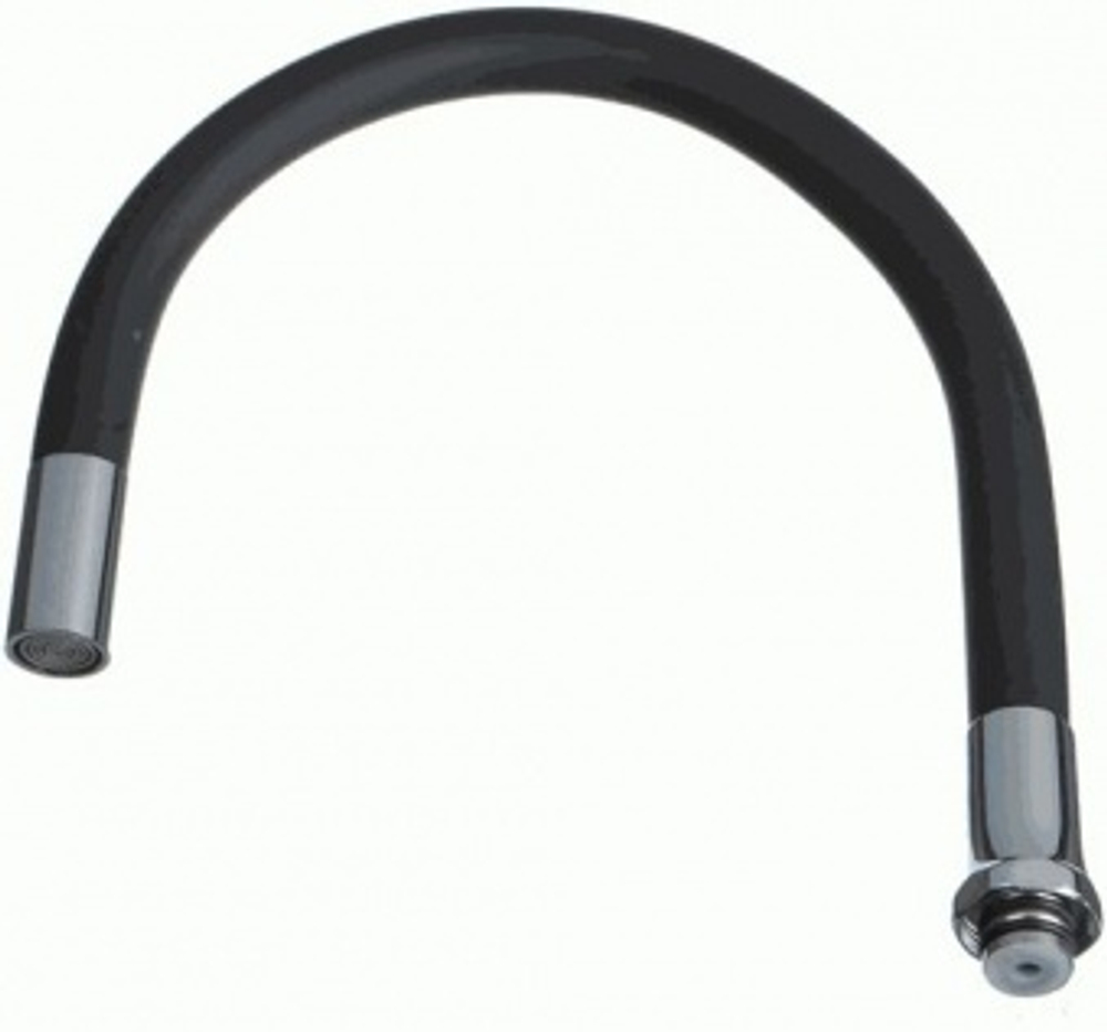 Излив гибкий MELODIA 49мм черный MKP20648Р