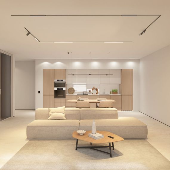 Трековый светодиодный светильник Denkirs Shine Linear Zigbee DK5951-DN