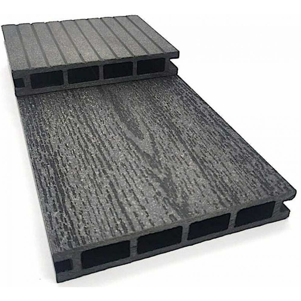 Террасная доска NanoWood ЕСО Classic Вельвет-Дерево Графит (150x25х4000мм)