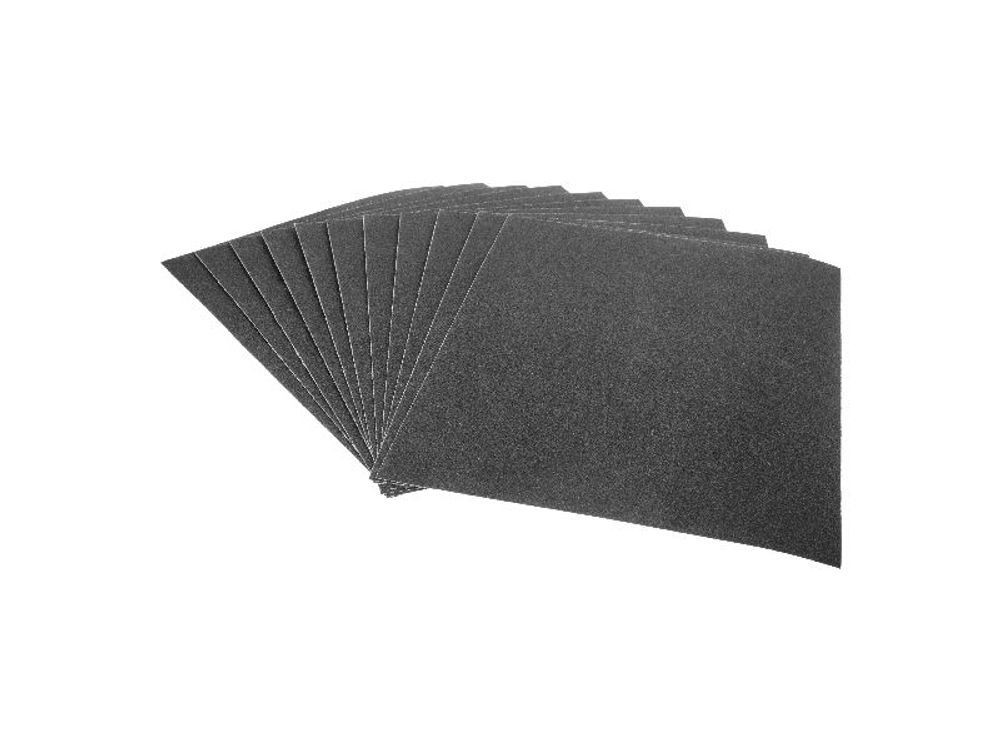 Шлифовальный лист на тканевой основе, водостойкий, оксид алюминия, Р120, 230х280мм 10шт., 32-7-120