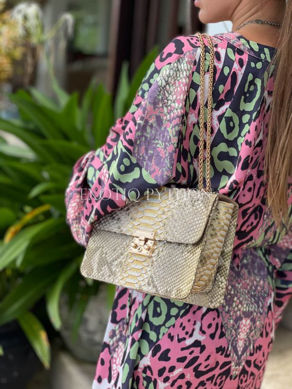 Сумка из кожи питона BG-432