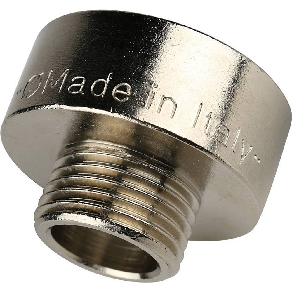 Переход с внутренней резьбы на наружную STOUT SFT 0008 - 1" x 1/2" (латунь никелированная)