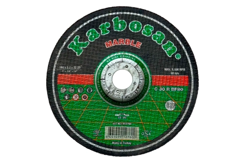 Диск отрезной по мрамору Karbosan 180х3.2х22.2