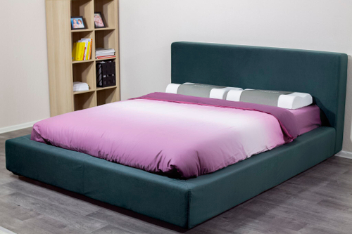 Кровать Бруклин 160х200 2 кат.(Универс, ППМ, 800Н, Энигма 08 пепельный, В цвет) Мелодия сна