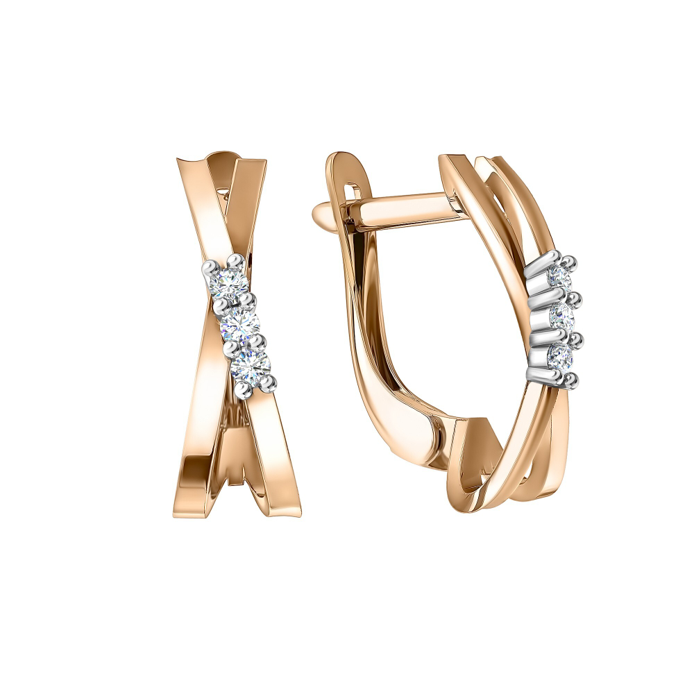 Серьги из золота 585 пробы
