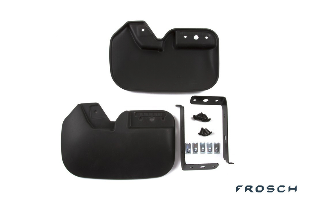 Брызговики передние FORD TRANSIT, 2014- фургон 2 шт. (optimum) в коробке  FROSCH.16.60.F18