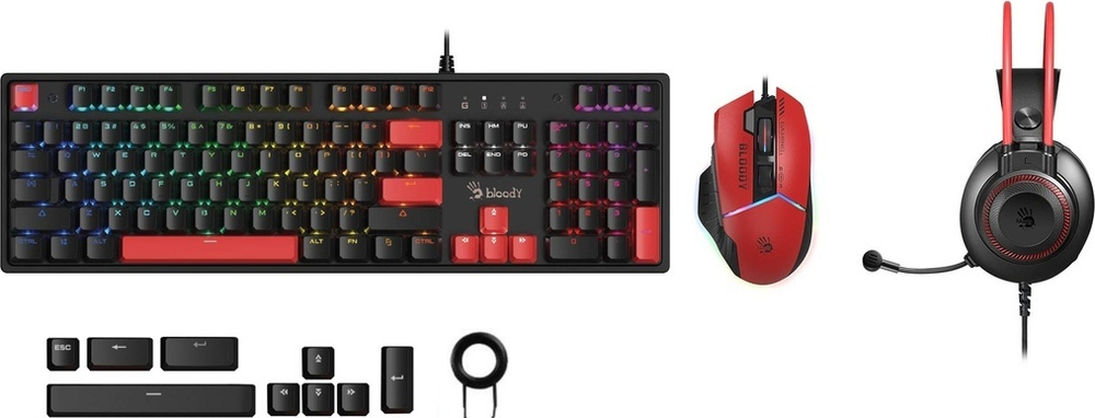 Клавиатура A4Tech Bloody BS5100 черный