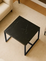 Компактный журнальный стол Куб - ЧЧ - ЛДСП в ПВХ