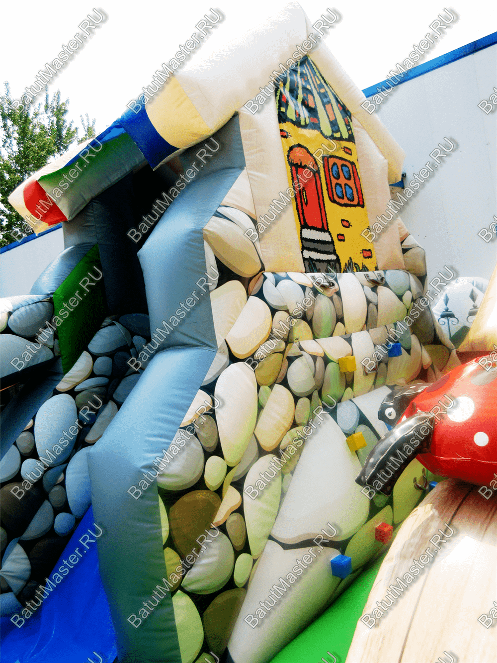Коммерческий надувной батут "Терем" 6*6*4 м