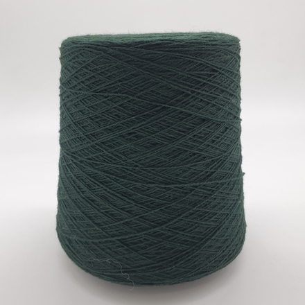 Пряжа Zegna Baruffa KENT 2/18 (100% мериносовая шерсть кардная), 900м/100гр, пихтовый зеленый