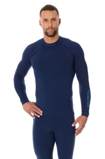 Футболка дл. рукав BRUBECK THERMO NILIT HEAT man blue 2XL