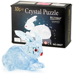 3D-Пазл Кролик Crystal Puzzle, Прозрачный