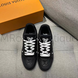 Купить черные кроссовки LV Trainer Louis Vuitton премиум класса