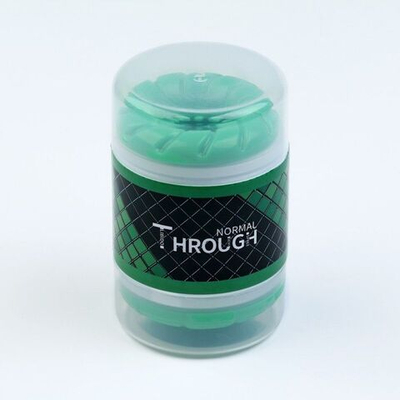 Зеленый сквозной мастурбатор Through NORMAL (Цвет: зеленый)