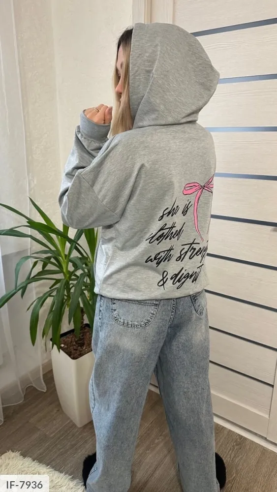 Худи IF-7935 Фабрика Моды