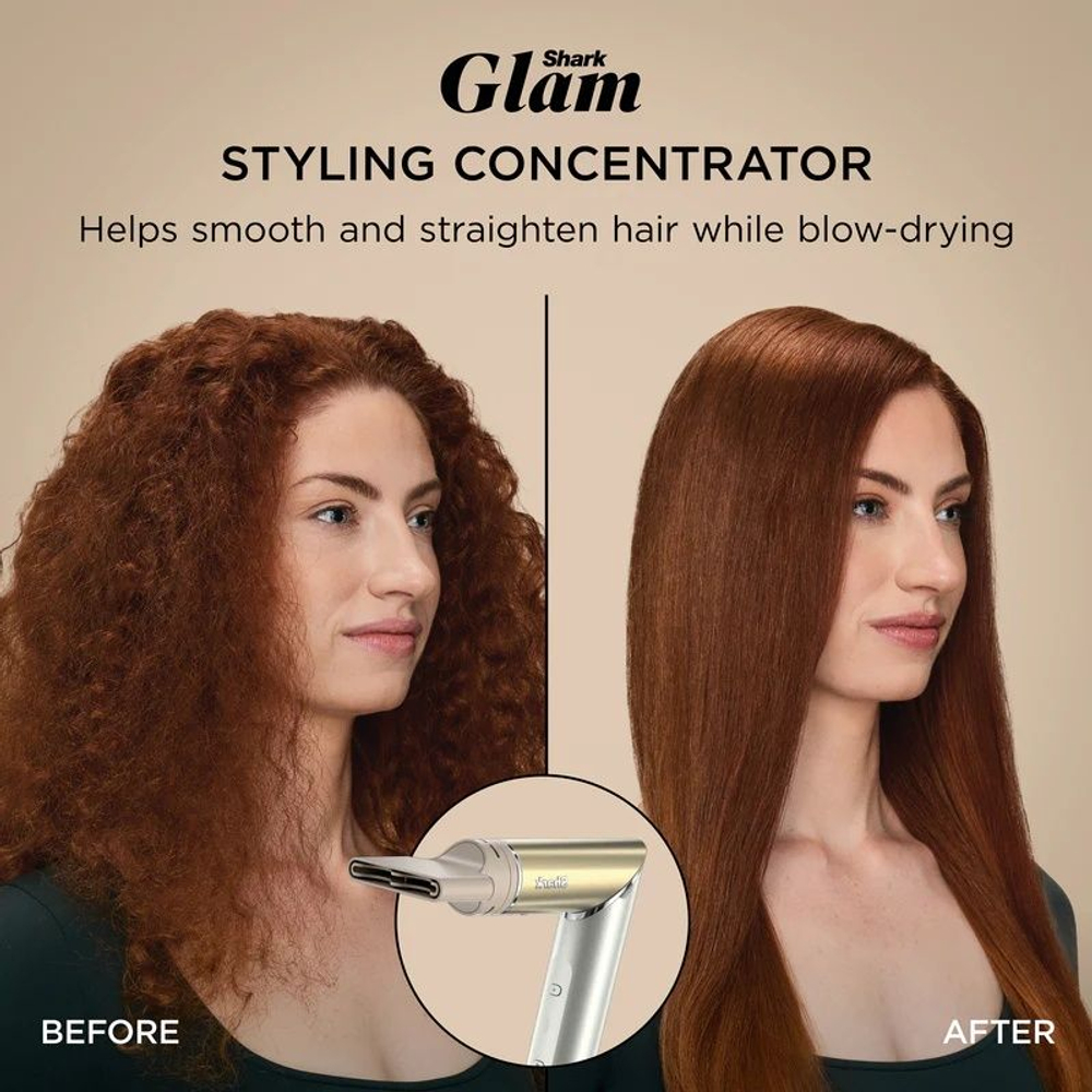 Набор для укладки и сушки волос с диффузером Shark Glam Ceramic & Air Styling and Drying System with Diffuser
