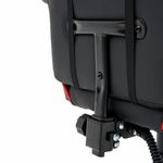 Кресло компьютерное CROMEX "Joker GM-125", две подушки, экокожа, черное/красное, 532954