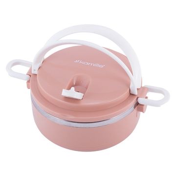 Ланч бокс 700 мл. Kamille КМ-2115 (пластик, нержавеющая сталь)