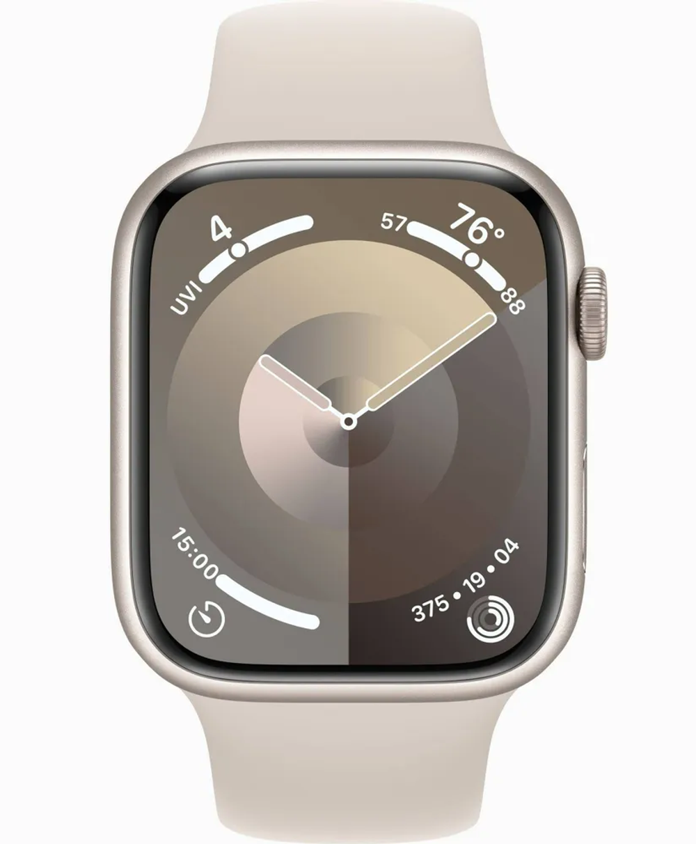 Умные часы Apple Watch Series 9 45mm Starlight Al Star SB S/M GPS (MR963)